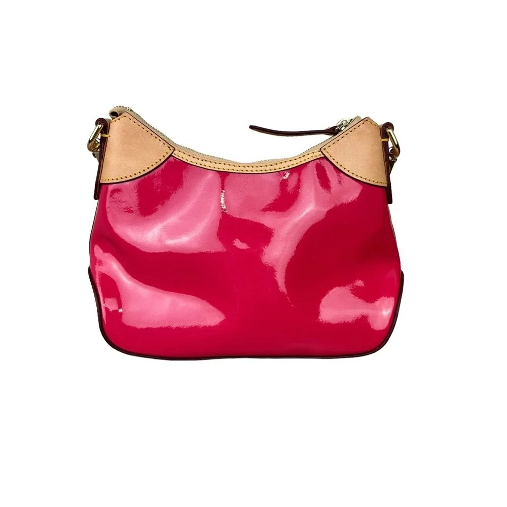 Dooney & Bourke Pink‎ Patent Leather Small Hobo Bag